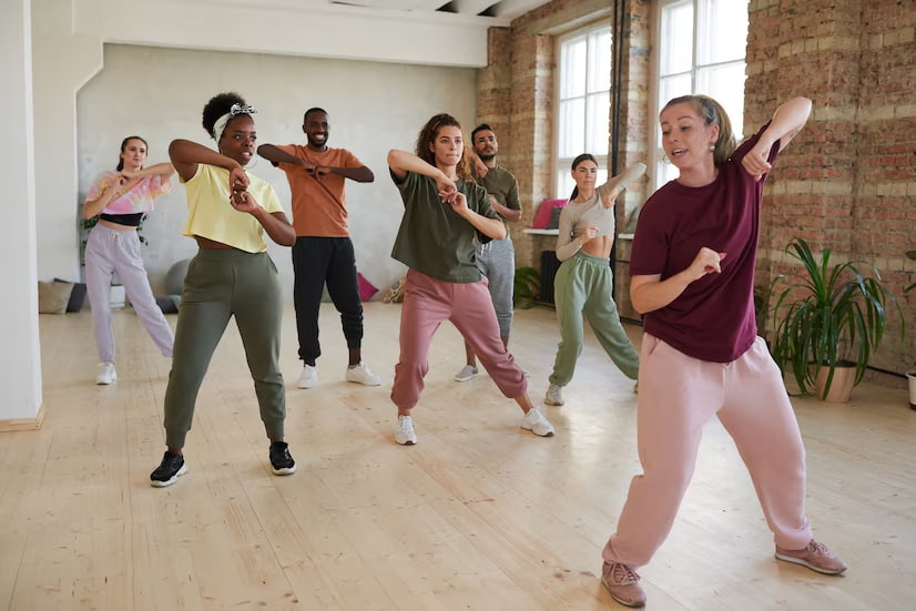 Un cours de danse house