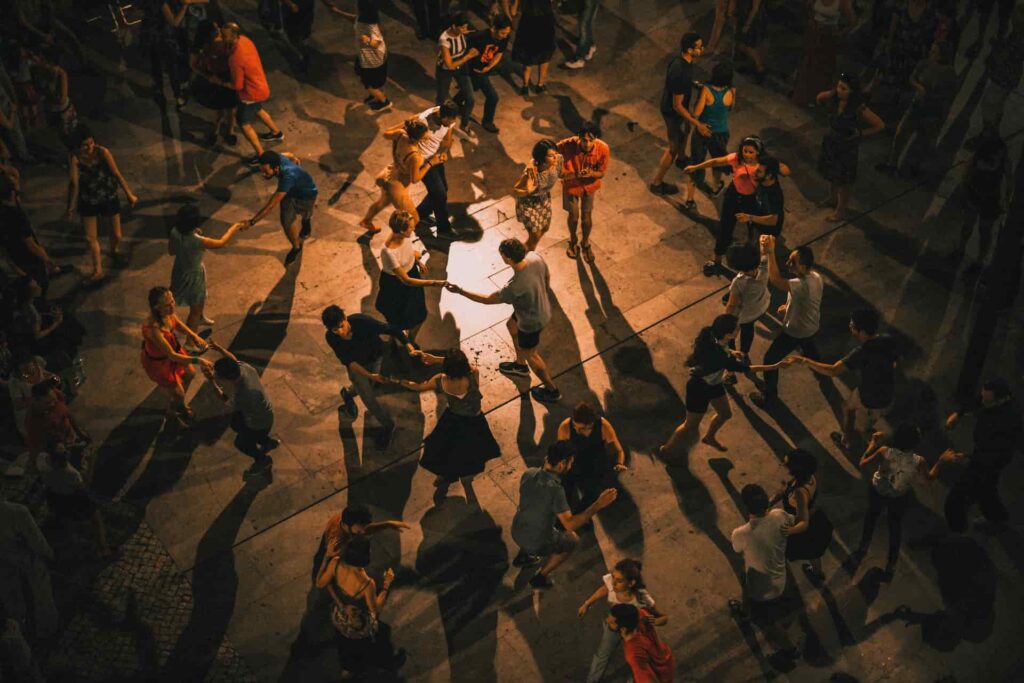 square dance : danse en groupe